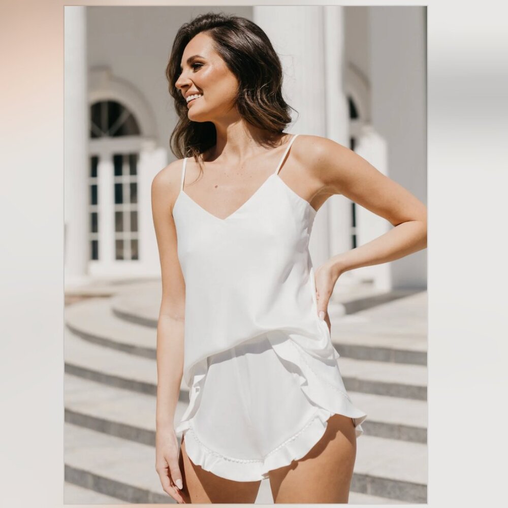 Le Rose Cami and Ruffle Short Set